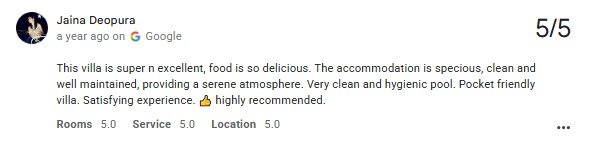 Resort Alternative Udaipur Villa — Maple Roots Villa Guest Review — Udaipur villa guest review
