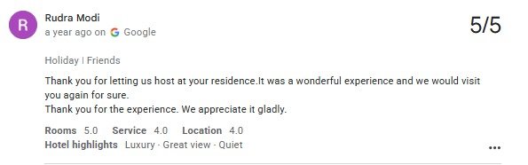 Stay near Fateh Sagar Udaipur — Maple Roots Villa Guest Review — Udaipur villa guest review