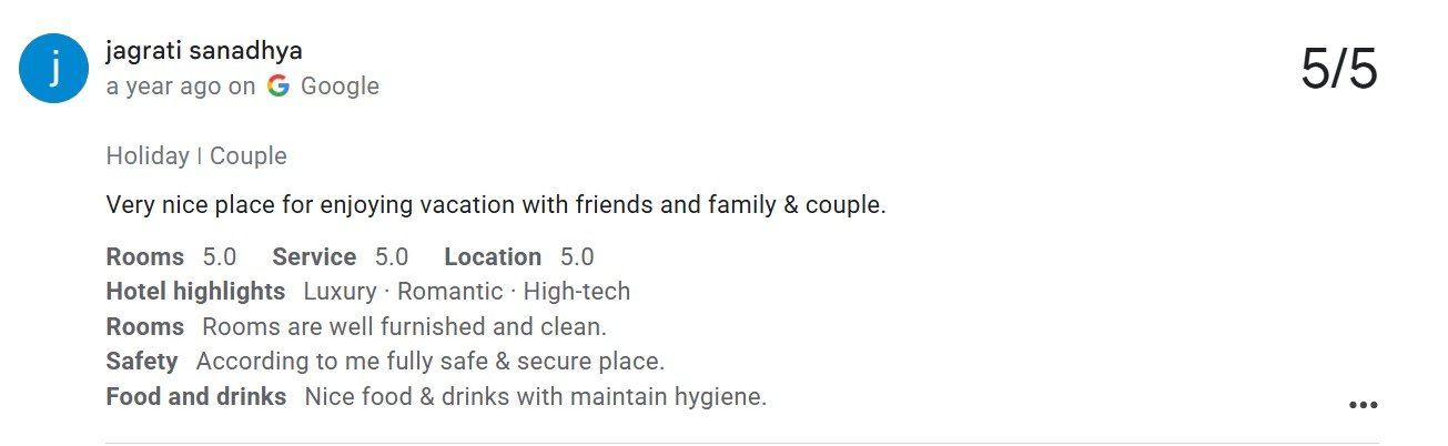 Udaipur Villa Party Package — Maple Roots Villa Guest Review — Maple Roots Villa Udaipur guest review photo