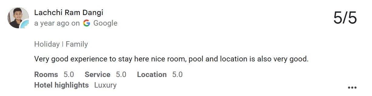 Villa for 10 Persons Udaipur — Maple Roots Villa Guest Review — Maple Roots Villa Udaipur guest review photo
