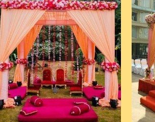 Traditional Baithak Mandap - Best Luxury Villa in Udaipur