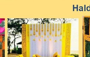 Umbrella Theme Mehendi Wall - Best Luxury Villa in Udaipur
